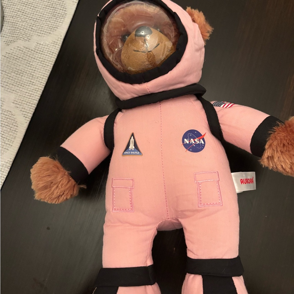 Pink Space Explorer Plush Toy